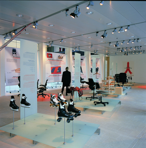 Dänische gestaltete Produkte im Dänischen Designzentrum in Kopenhagen.